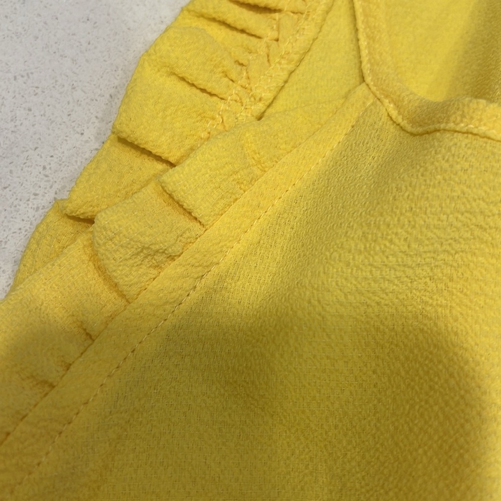 Yellow blouse size L - Picture 4 of 9